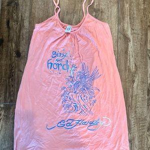 Surf Crazy Ed Hardy by Christian Audiger Dress Sz XL